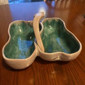 Vintage Stangl Pottery Double Pear Dish